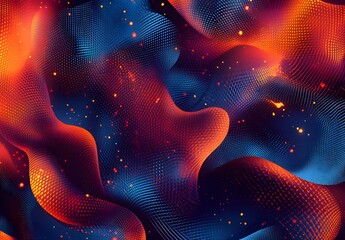 Wall Mural - Abstract Colorful Swirling Pattern