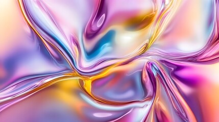 Poster - Abstract Colorful Swirling Background