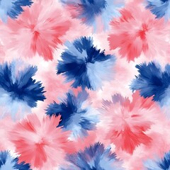 Poster - Abstract Watercolor Pattern with Pink and Blue Colors