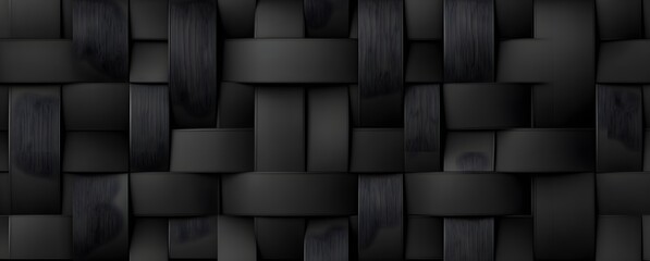 Wall Mural - Abstract Black and White Geometric Pattern