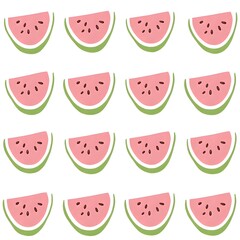 Wall Mural - Watermelon slices pattern