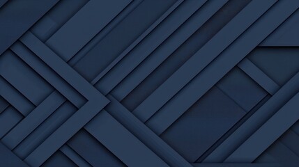 Wall Mural - Abstract Dark Blue Geometric Pattern Background