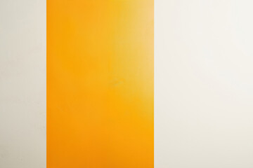 Poster - Yellow stripe separating white backgrounds creating three vertical bands