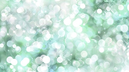 Abstract blurred background featuring a gradient of soft turquoise colors with light blue and green hues, adorned with white bokeh circles, ideal for web design and digital marketing services in onlin