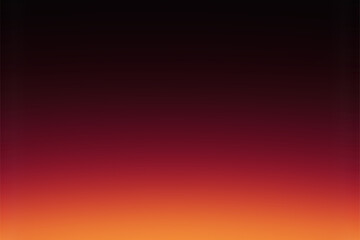 Poster - Abstract black red and orange gradient background creating warm glow
