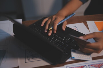 The designer team is designing the uxui system to make the uxui system work well on new phones and support system updates. Website development concept UI UX front end designer