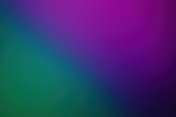 Poster - abstract blurred gradient background flowing from green to purple