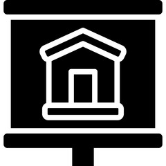 Poster - property board icon