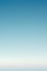 Poster - Blue sky fading to white background gradient