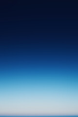 Poster - blue gradient background fading to white at horizon