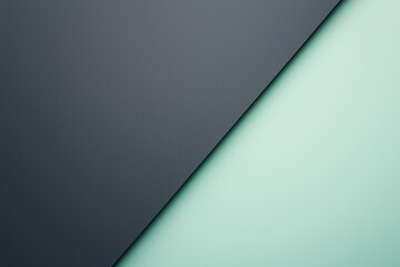 Poster - minimalist background with diagonal line separating two colors