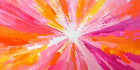 Wall Mural - sunburst  Pop colorful exploding radial lines background, high quality. 