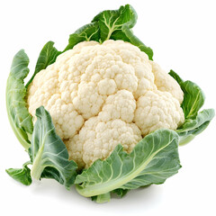 Cauliflower isolated on white background