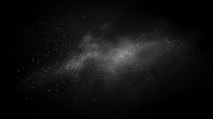 Wall Mural - dark space background with clearly milky way galaxy with stars and space dust in the universe