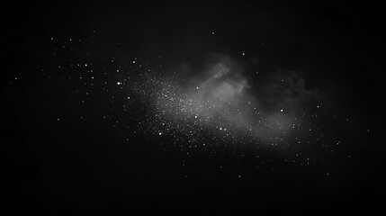 Wall Mural - stars and galaxy outer space sky night universe black starry background