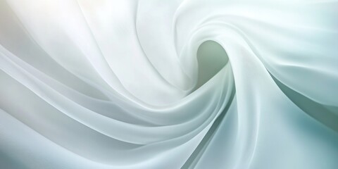 Soft waving abstract background in white and grey colors