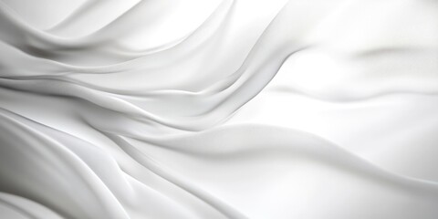 Soft waving smoke lined abstract background in white and grey colors