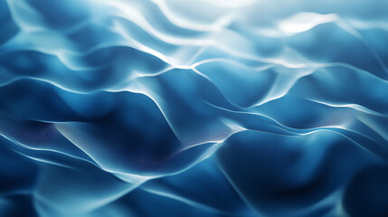 Wall Mural - Cosmic Blue Swirls: Abstract Digital Art in Dark Palette with Fluid Motion
