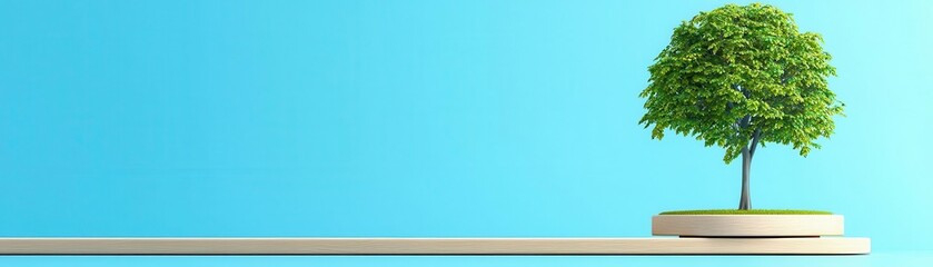 Corporate values flat design side view ethical leadership theme 3D render Complementary Color Scheme