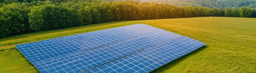 community farm powered by renewable energy sources, highlighting green energy independence and coope
