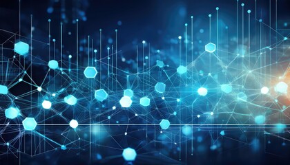 Abstract digital network concept