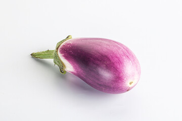 Wall Mural - Raw purple ripe eggplant for cooking