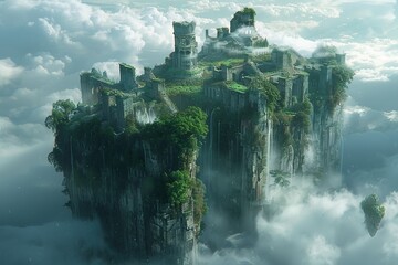 Floating Castle in the Clouds