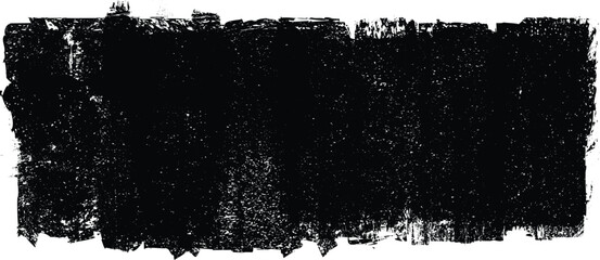 Fototapete - Grunge textured banner with rough edges. Vector roller paint. Overlay distress texture . Simply place texture over any object to create grunge effect . Banner with grungy surface for your design. 
