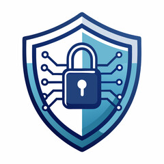 Wall Mural - shield security concept