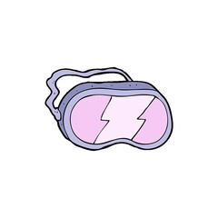 Canvas Print - cartoon ski goggles