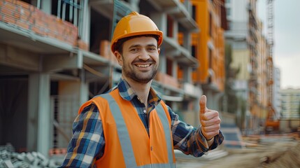 Portrait of a smiling engineer who is happy with the work done