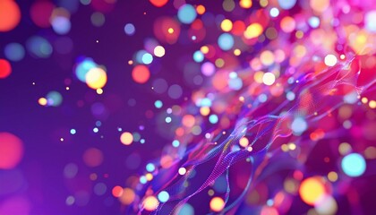 abstract background with bokeh