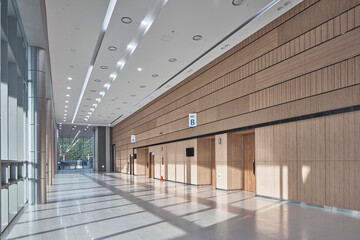 corridor in a modern building