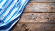 © Animaflora PicsStock - Oktoberfest Blue and White wooden Background Texture Banner
