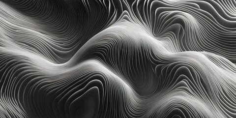 Wall Mural - abstract wavy background