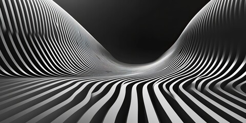 Wall Mural - abstract wavy background