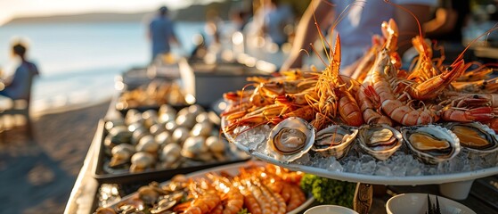 Fresh Seafood by the Beach - A Delicious Cafe Experience 