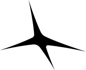 Aufkleber - Aesthetic Y2K star and sparkle abstract element