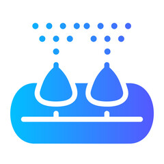 Wall Mural - sprinkler Gradient icon