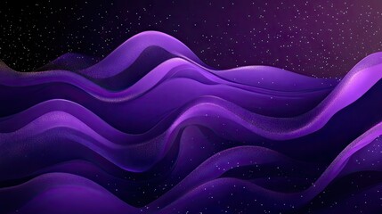 Poster - Elegant purple abstract vector illustration, versatile for use in certificates, business posters, and marketing materials.