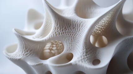 Wall Mural - Abstract 3D Printed Sculpture