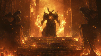 Demon King in Flames.