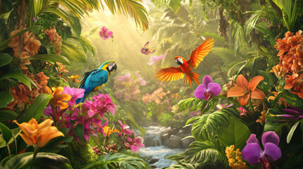 Wall Mural - Tropical Paradise.