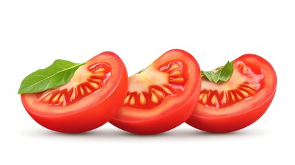 Sticker - Three Slices of Red Tomato