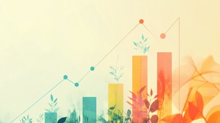 Poster - A barometer chart showcasing financial growth, with progressively higher levels, symbolizing a business's journey to success.