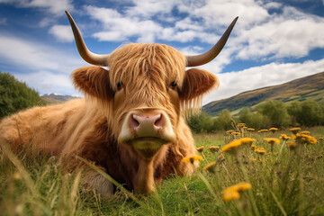 Wall Mural - Highland Cattle