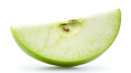 Sticker - A Single Slice of Green Apple