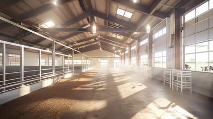 Canvas Print - Modern Barn Interior