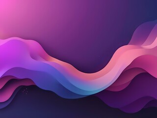 Abstract background gradient base color blue purple pink blurred and wavy