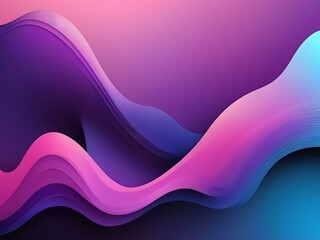 Abstract background gradient base color blue purple pink blurred and wavy